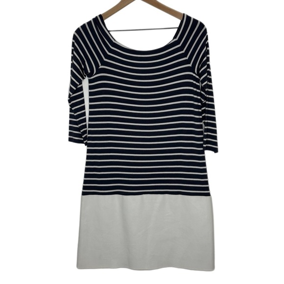 Bailey 44 Navy Stripe Colorblock Dress | Anthropologie | Size S - Picture 3 of 4